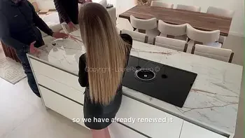 MILF française baisée par 2 ouvriers – double faciale!