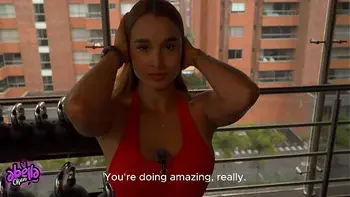 Fucking my GYM trainer at home when my HUSBAND is at work!