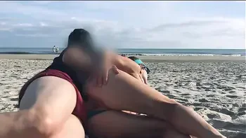 Crazy stranger fucks me in the ass in front of the coast guard