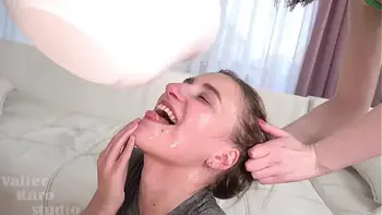 PISS - Hot Pearl   Anastasia Mistress Takes Big Cock in Ass - Cum in Mouth (part 4)