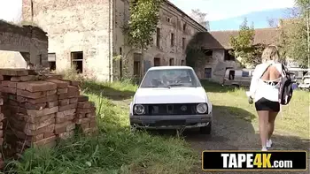 Lost MILF Finds a Small But Young Cock to Fill Her Up on Her Detour