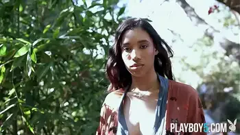 UFC octagon girl is a HOT black MILF with huge natural tits