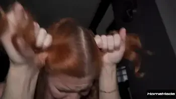 SHE IS A SQUIRTER - Freaky Redhead Couldn't Stop Cumming