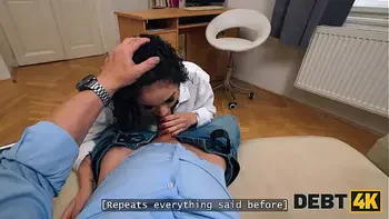 DEBT4k. Gorgeous tits will pay the debt