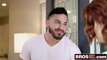 From Selling Cookies to Riding Hard - Busty Redhead's Wild Day