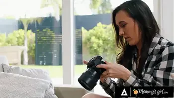 MOMMY'S GIRL - Gorgeous Victoria Voxxx’s Pics By MILF Sinn Sage Erupt Into Rough ANAL STRAP-ON Fuck