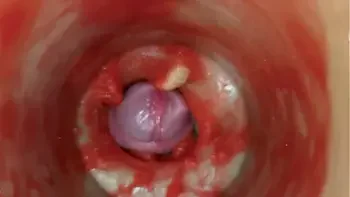 Cum without sperm. Excellent internal camera. 4K