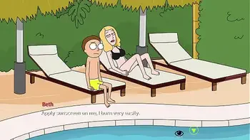 Rick and Morty:A Way Back Home (Family Pool Day) [60FPS][Ferdafs][No Commentary][Showcase] Beth, Morty, Summer, Morticia
