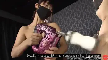 Two Japanese Femdom Using Wanking Gun Music By ivvill