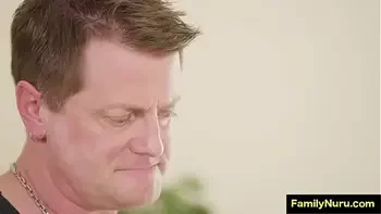 Daddy massage stepdaughter pussy