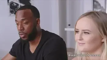 Super hot blonde teen enjoys a wild BBC ride