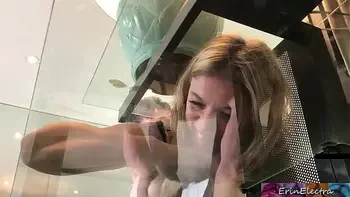 Stepmom gets stuck while sneaking out and fucks stepson to get free - Erin Electra