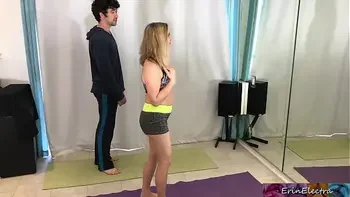 Teaching my stepbrother how to exercise - Erin Electra