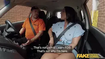 Fake Driving School Candi Kayne returns just for instructors big cock