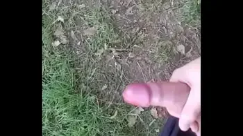 jerk off outdoors