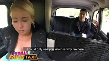 Female Fake Taxi Hot blonde sucks and fucks Czech cock in taxi