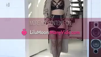 Lilu Moon Hard Anal Fucks with Huge Cock till Creampie in White Stockings