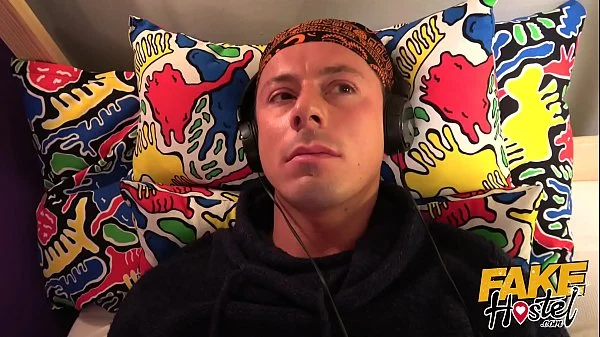 Fake Hostel Busty Asian wet pussy causes premature ejaculation creampie