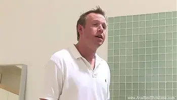 Slut Gets DPed In Shower 3some