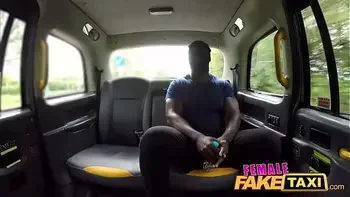 Female Fake Taxi Masked fare fucks hot tattooed Milf with big black cock