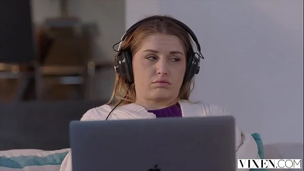 VIXEN Naughty Student Secretly Seduces Her Boyfriend