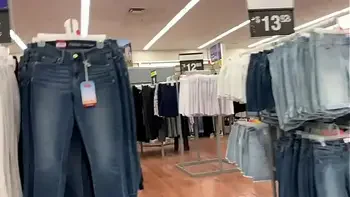 A Real Freak Recording a Hot chick at Walmart -
