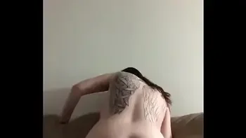 Wife rides dildo and cums