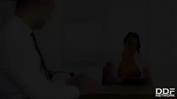 Busty boss Harmony Reigns wants that big ass cock inside her shaved pussy