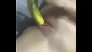 Young polish teen banana masturbation