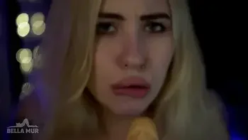 ASMR deepthroat close up with nauhty sounds