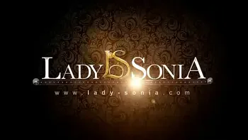 Lady Sonia giving a sensual handjob and blowjob