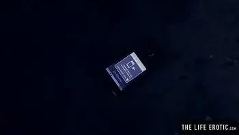 Angry girl in glasses with puffy nipples masturbates hard in the dirty alley