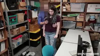 Curvy goth thief slut punish fucked by corrupt cop