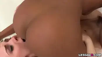 Gorgeous babes Aidra Fox and Demi Sutra will give you a one hot interracial lesbian ANAL experience.