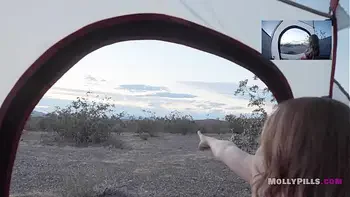 WHO IS SHE?! Risky Public Sex POV - Molly Pills - Beautiful Natural Blonde Girl Rides Cock with Ruined Cumshot during Reverse Cowgirl POV - Horny Hikers HD 1080