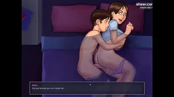 Waking up stepsister and cumming inside her fantastic and hot pussy l My sexiest gameplay moments l Summertime Saga[v0185] l Part 24