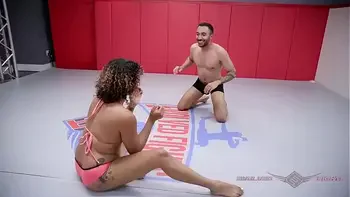 Daisy Ducati nude wrestling and hardcore fucking with Oliver