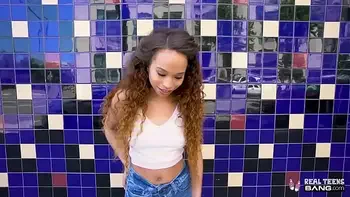 Real Teens - Beautiful Ebony Teen Cecilia Lion Gets Fucked