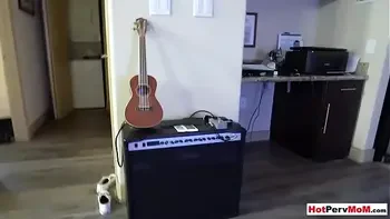 Slutty MILF stepmom and teen stepsis share my big cock