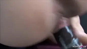 Echte Strassen Nutte im Auto gefickt von Flüchtling Deutsch - German Hooker