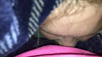 Desperate Teen Sneaks Her Boyfriend Into Her Room Then Suck His Dick Under The Cover While Parents In The Next Room Cum Swallowing