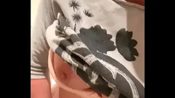 Horny in the restaurant! Fingered on the toilet to orgasm