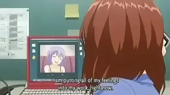Anime girl fucks while on FaceCam with her