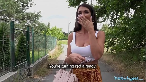 Public Agent Princess Jas get her big British Asian boobs out