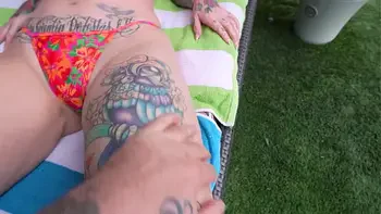 My Step-Son Rubbed Lotion on My Tatts Then He Fucked Me