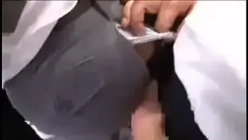 Japonesa com terno, sendo fodida no ônibus