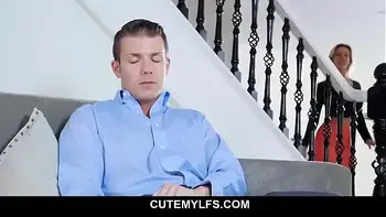 Big Tits Blonde MILF Alexis Fawx Seduces Her StepSon's Best Friend