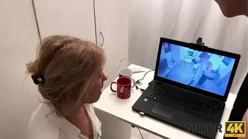 TUTOR4K. Guy set cameras and was right because they helped him fuck teacher
