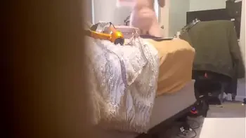 Real caught by sister in her room masturbating!  Listen at the end!