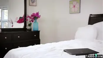 Hot latina stepsisters Trinity St Clair and Megan Rain watching porn and masturbating together